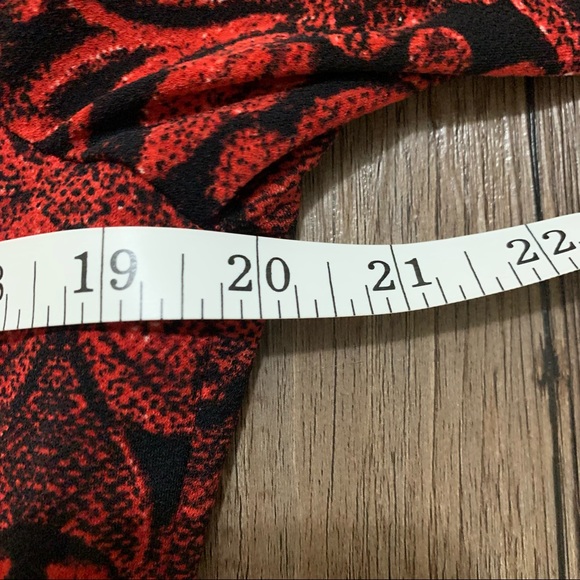 Cato Black & Red Long Sleeve Sweater Dress Large - Picture 9 of 10